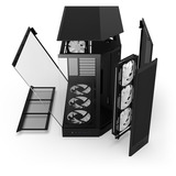 NZXT H9 Flow RGB+ , Tower-Gehäuse schwarz (matt), Temperd Glass x 2