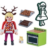 PLAYMOBIL 70877 SpecialPLUS Weihnachtsbäckerei, Konstruktionsspielzeug mit Keksform