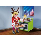 PLAYMOBIL 70877 Weihnachtsbäckerei, Konstruktionsspielzeug mit Keksform