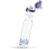 SIGG Trinkflasche Total Clear One MyPlanet "Blue" 0,75L transparent/dunkelblau, Ein-Hand-Verschluss ONE