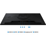 Samsung Odyssey S27HG402EU, Gaming-Monitor 68 cm (27 Zoll), schwarz, FullHD, Fast-IPS, HDMI, DP, Free Sync Premium, 300Hz Panel