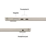 Apple MacBook Air (15") 2025 CTO, Notebook champagner, 32 GB, 1 TB (1 TB SSD), Polarstern, M4, Deutsch