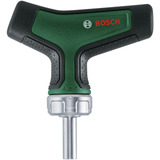 Bosch Bit-Ratschenschraubendreher T-Griff mit Bit-Satz, 22-teilig grün/schwarz, Drehmoment bis 46 Nm