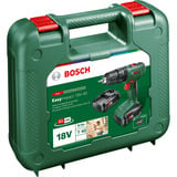 Bosch Heimwerken & Garten Akku-Schlagbohrschrauber EasyImpact 18V-40+ Zubehörset grün/schwarz, 2x Li-Ionen Akku 2,0Ah, POWER FOR ALL ALLIANCE