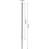 Bosch Professional EXPERT Hammerbohrer SDS-max-8X, Ø 25mm Arbeitslänge 600mm