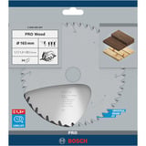 Bosch Professional PRO Wood Kreissägeblatt, Ø 165mm, 24Z Bohrung 20mm, für Handkreissägen