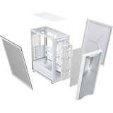 Corsair 3200D RS White, Tower-Gehäuse weiß, Tempered Glass 
