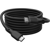 Digitus USB4 Gen 3x2 Silikon-Anschlusskabel USB-C > USB-C schwarz, 1 Meter, PD, Laden mit bis zu 240 Watt
