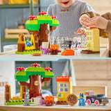 LEGO 10469 DUPLO Bluey Pizza-Schwestern mit Muffin und Bluey, Konstruktionsspielzeug 