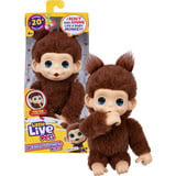 Moose Toys Little Live Pets - My Baby Monkey Minis Brown Cherri, Kuscheltier 