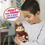 Moose Toys Little Live Pets - My Baby Monkey Minis Brown Cherri, Kuscheltier 