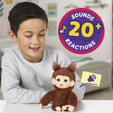 Moose Toys Little Live Pets - My Baby Monkey Minis Brown Cherri, Kuscheltier 