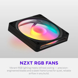 NZXT F140 RGB, Gehäuselüfter schwarz, 140 mm