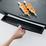 Severin Tischgrill KG 2397, Elektrogrill silber/schwarz, 2.200 Watt