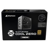 Sharkoon SilentStorm Cool Zero 750W, PC-Netzteil schwarz, 4x PCIe, Kabel-Management, 750 Watt