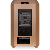 Thermaltake The Tower 300 Gravel Sand, Tower-Gehäuse braun, Tempered Glass
