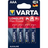 Varta Longlife Max Power AAA, Batterie 4 Stück, AAA