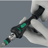 Wera Zyklop Speed-Knarre 8000 B Black Edition, 3/8" schwarz/grün, mit schwenkbarem Kopf