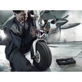 Wera Zyklop Speed-Knarre 8000 B Black Edition, 3/8" schwarz/grün, mit schwenkbarem Kopf