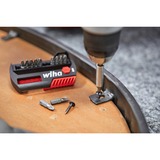 Wiha Bit-Satz FlipSelector Standard, Sechsrund schwarz/rot, 15-teilig, mit Gürtelclip