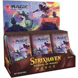 Wizards of the Coast Magic: The Gathering - Strixhaven: School of Mages Set- Booster Display englisch, Sammelkarten