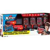 ZURU XSHOT Interaktive Zielscheibe & Fury 4 2er Pack, Dartblaster 