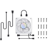 Alphacool Apex Stealth Metall Aurora 120, Gehäuselüfter chrom, 120 mm