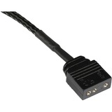Alphacool Y-Kabelsplitter aRGB 3-Pin auf 4x 3-Pin, 30cm schwarz, inkl. Steckverbinder