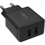 Ansmann Home Charger HC212, Ladegerät schwarz, intelligente Ladesteuerung