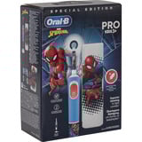 Braun Oral-B Vitality Pro 103 Kids Spiderman mit Reiseetui, Elektrische Zahnbürste blau/weiß