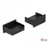 DeLOCK Staubschutz für USB Typ-A Buchse, Schutzkappe schwarz, Ohne Griff