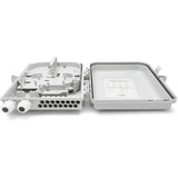 Digitus FTTH Verteiler Box für 16 LC/DX oder SC/SX Kupplungen, Spleißbox 