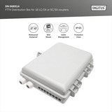 Digitus FTTH Verteiler Box für 16 LC/DX oder SC/SX Kupplungen, Spleißbox 