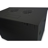 Digitus Wandgehäuse Dynamic Basic Serie - 600x450 mm (BxT), IT-Schrank schwarz, 9 Höheneinheiten