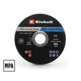 EINHELL Trennscheibe dünn, Ø 115 x 1,0mm, 100 Stück für Winkelschleifer