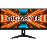 GIGABYTE M34WQ, Gaming-Monitor 86 cm(34 Zoll), schwarz, WQHD, IPS, HDR, AMD Free-Sync, 144Hz Panel