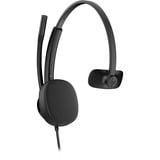HP Poly Mission 415 Mono-USB-Headset (kabelgebunden) BULK schwarz, USB Type-C und Type-A, PU-Leder-Ohrpolster (Oberflächenmaterial)