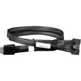 ICY BOX Kabel MCIO x8 SFF-TA-1016 > 2x OCuLink 4i SFF-8611 schwarz, 50cm