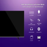 JVC LT-55VU7555, LED-Fernseher 139 cm (55 Zoll), schwarz/grau, UltraHD/4K, Tripple Tuner, TiVo