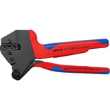 KNIPEX Crimp-Systemzange 97 43 66 EVO, Crimpzange rot/blau, für MC4 EVO 2 Solar-Steckverbinder