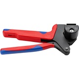 KNIPEX Crimp-Systemzange 97 43 66 EVO, Crimpzange rot/blau, für MC4 EVO 2 Solar-Steckverbinder