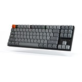 Keychron K8, Gaming-Tastatur schwarz/grau, DE-Layout, Gateron Red, Hot-Swap, Aluminiumrahmen, RGB