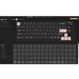 Keychron Q4 Barebone ISO, Gaming-Tastatur blau, Hot-Swap, Aluminiumrahmen, RGB