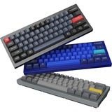 Keychron Q4 Barebone ISO, Gaming-Tastatur blau, Hot-Swap, Aluminiumrahmen, RGB