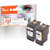 Peach Tinte Spar Pack PI100-454 kompatibel mit Canon PG-560XLBK, CL-561XLC