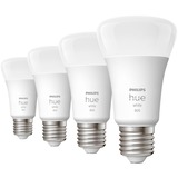Philips HUE White E27, LED-Lampe Viererpack, ersetzt 60 Watt