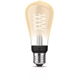 Philips HUE White Filament Lampe E27 Edison ST64 550 lm, LED-Lampe 