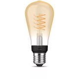 Philips HUE White Filament Lampe E27 Edison ST64 550 lm, LED-Lampe 