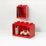 Room Copenhagen LEGO Regal Brick Shelf 8+4, Set 41171730 rot, 2 Regale