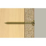 fischer Spanplattenschraube ClassicFast II 3,0x40 Senkkopf PZ 1.000 Stück, mit Teilgewinde